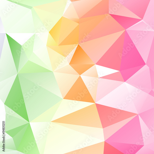 pastel polygonal Mosaic background