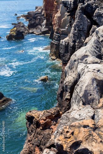 rocks on coast of ocean © sytnik