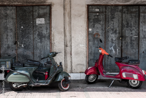 Vintage scooters