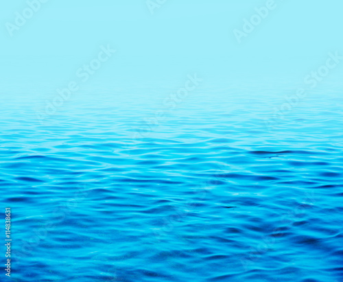 Blue sea water background