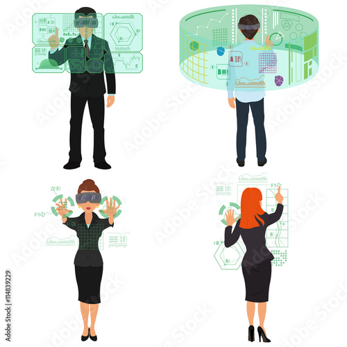 Virtual reality. Mobile and computer systems.