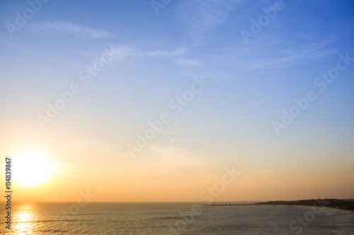 View of morning sun a long the bay in Thailand. © DG PhotoStock