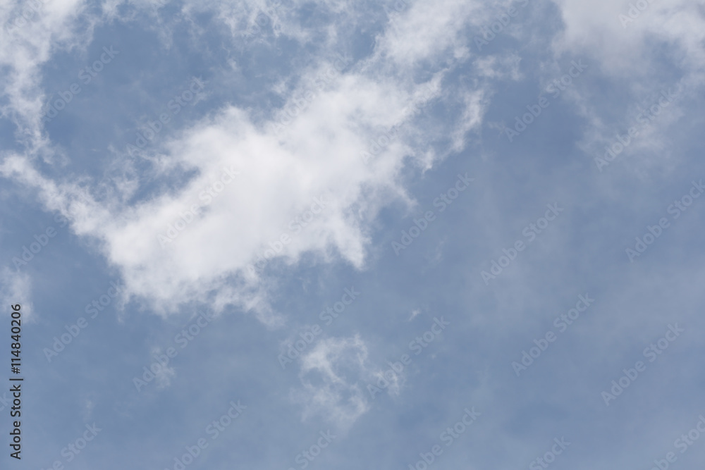 Cloud on blue sky in the daytime of Bright weather.