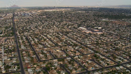 Wide view of the outskirts of Phoenix with downtown in distance. Shot in 2007.