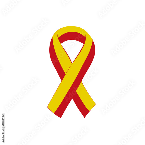 World Hepatitis Day 28 July yellow red ribbon.
