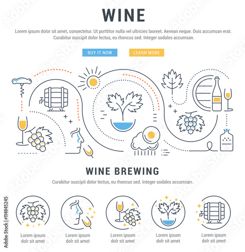 Wine Banner for Website Banner and Landing Page