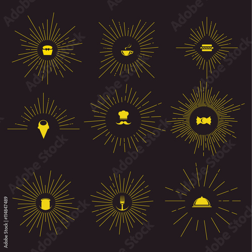 Sunburst Vintage Design Set 