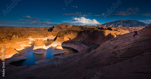 Hiking Reflection Canyon Lake Powell Utah