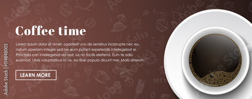 Design coffee banners