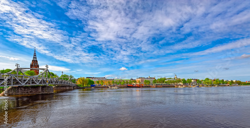 Kokemanjoki river in Pori, Finland photo