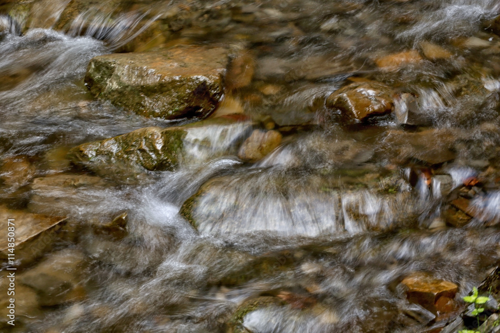 Magnificent mountain river, close up Magnificent mountain river, close up