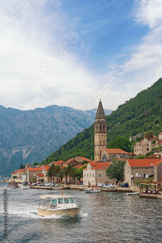 Montenegro.View of  Perast city