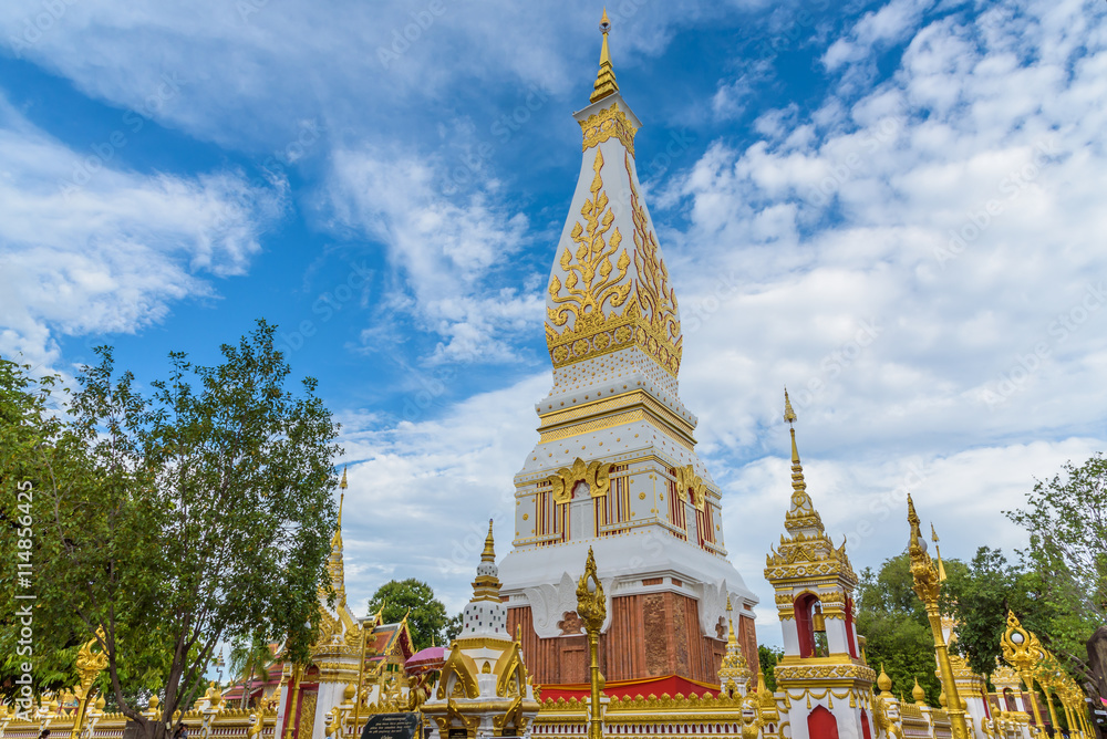 Fototapeta premium Wat Phra That Panom temple at Nakhon Phanom, Thailand.