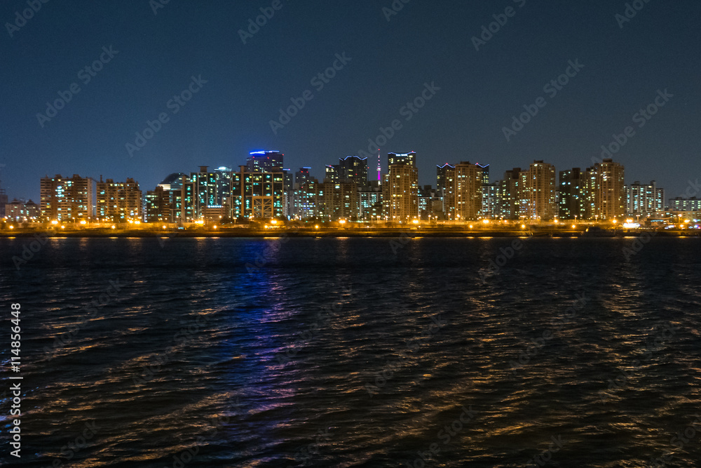 Fototapeta premium Night view of Seoul city16