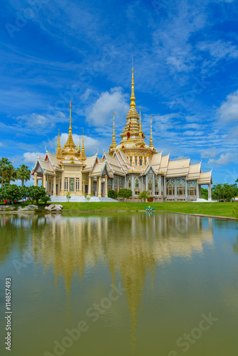 Fotografi Wat Luang Phor Toh temple in Nakhon Ratchasima,Thailand.