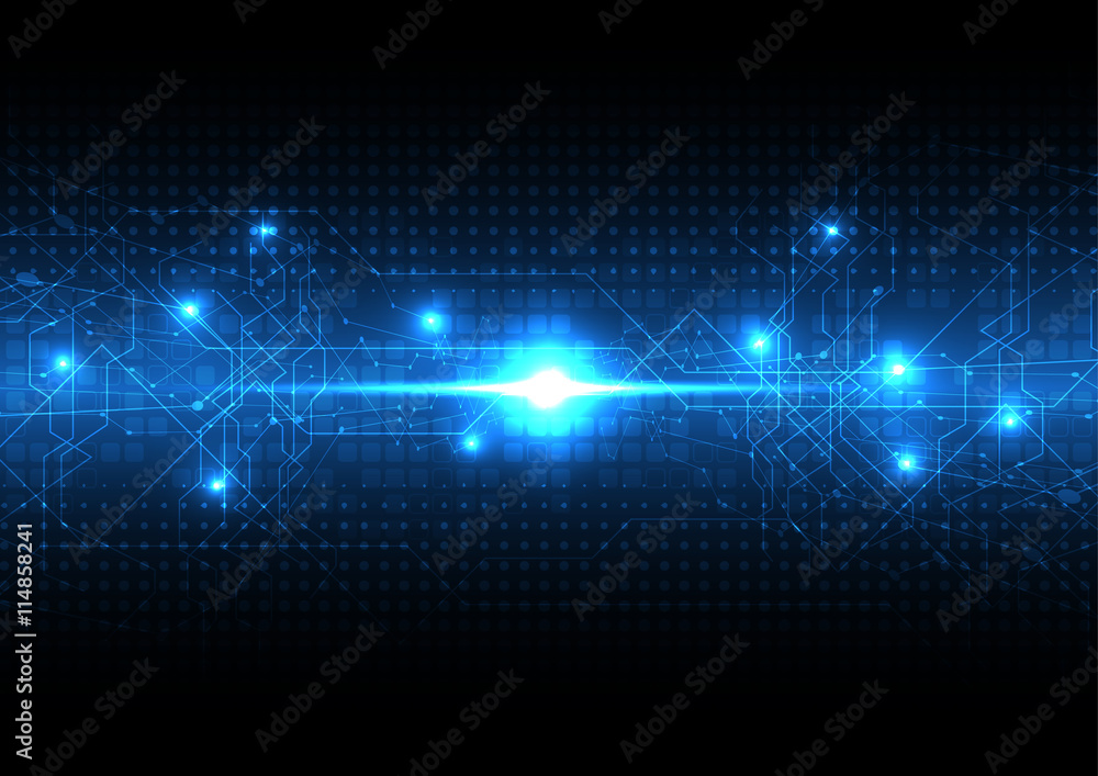 Obraz premium vector abstract background technology illustration communication 
