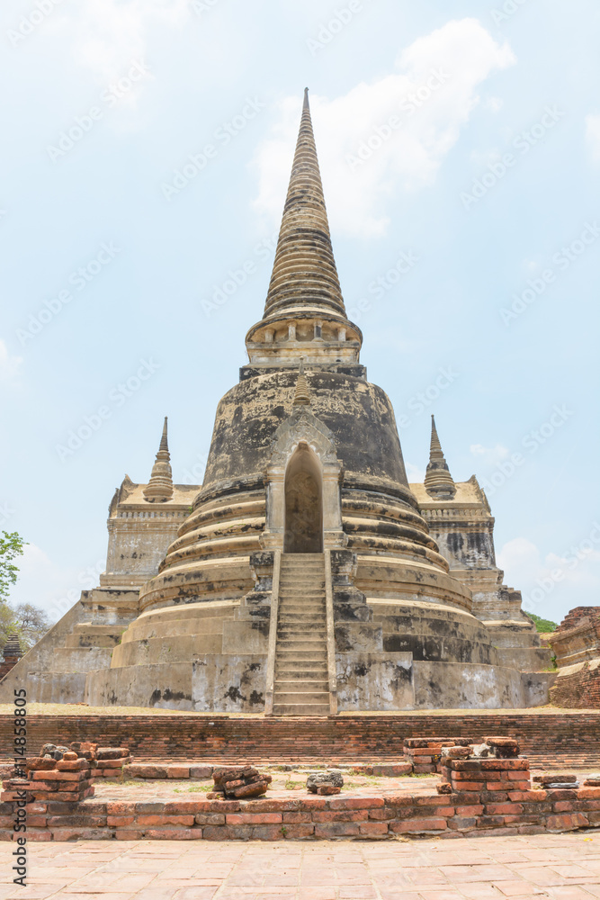 One of three pagoda in Ayutthaya Historical Park, world heritage
