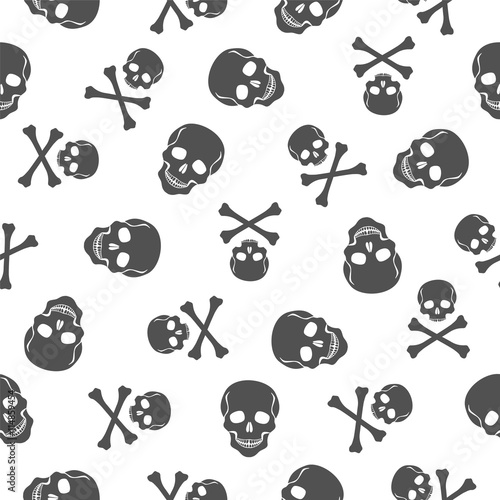 skull seamless pattern