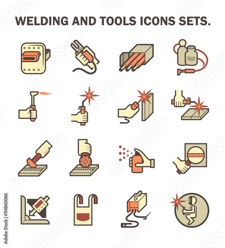 Welding work icon