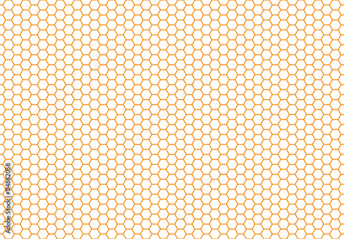 Honey bee comb background pattern.  Honeycomb seamless background. Simple texture. hive bees wax Illustration. Vector print