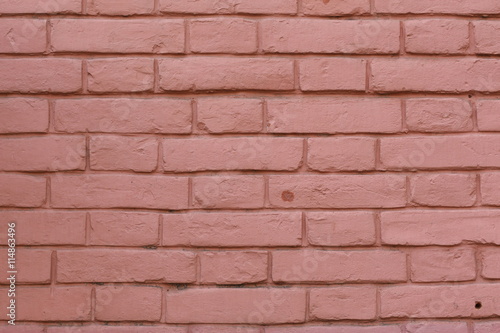 Red brick wall for a background or texture © kazanovskyiphoto