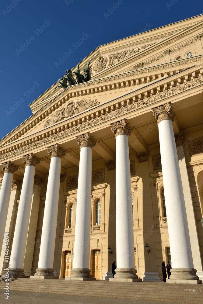 Bolshoi Theatre is historic theatre, designed by architect Joseph Bove, which holds performances of ballet and opera