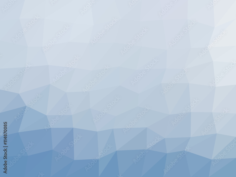 Fototapeta premium Gradient low poly triangle style vector mosaic background