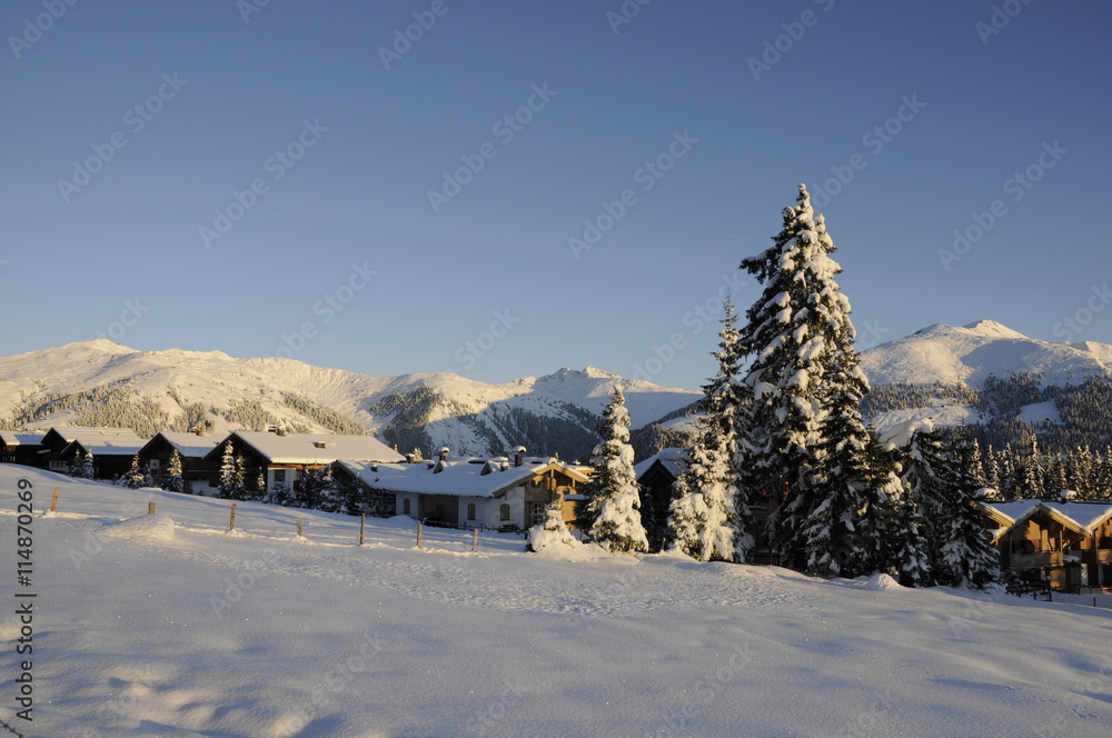 Fototapeta premium Winter in Hochkrimml