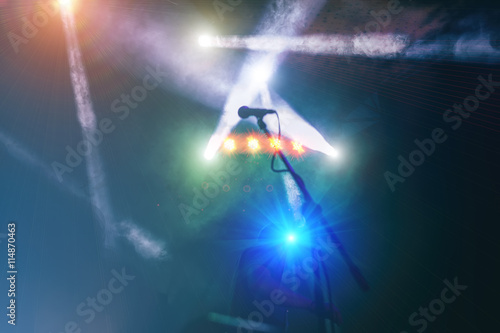 Vivid Light and Microphone
