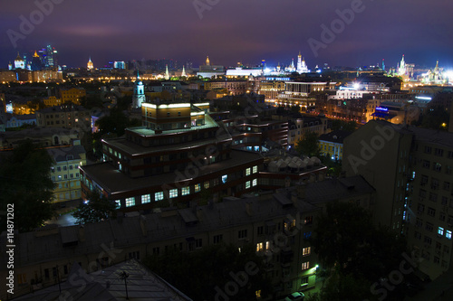 Wallpaper Mural The view of the city from a tall building Torontodigital.ca