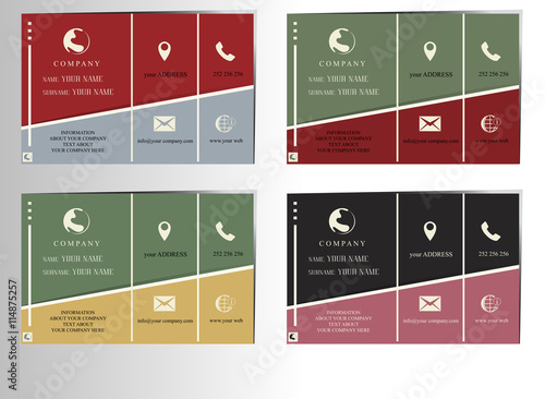 Business Card Template Set