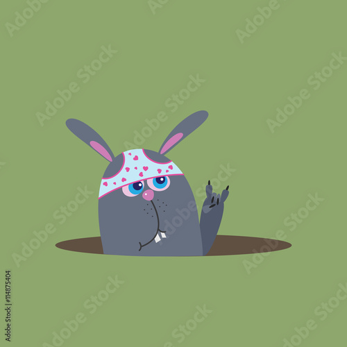 hungry rabbit