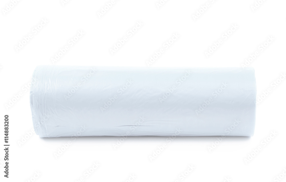 Trash bag roll isolated Trash bag roll isolated
