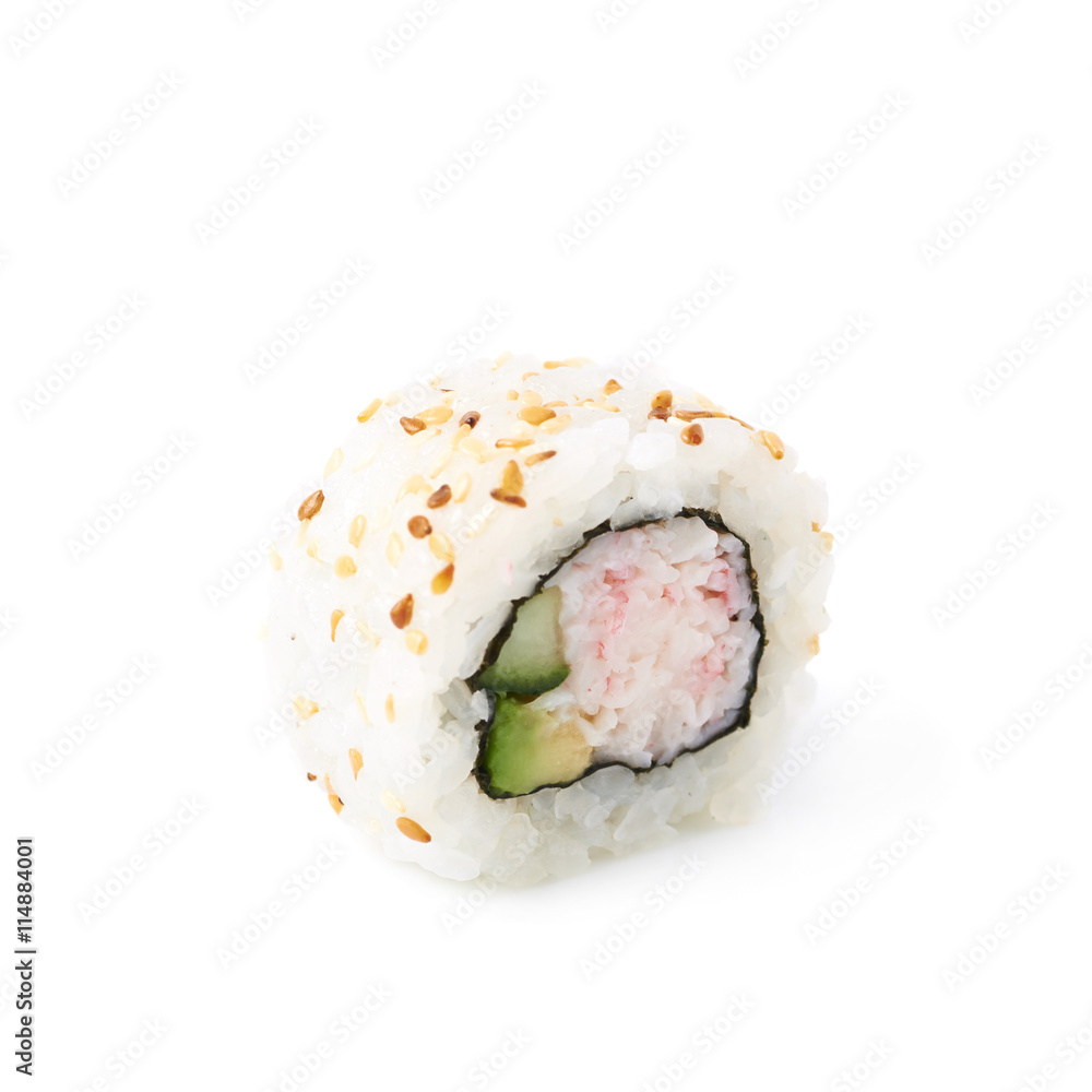 California maki sushi isolated California maki sushi isolated