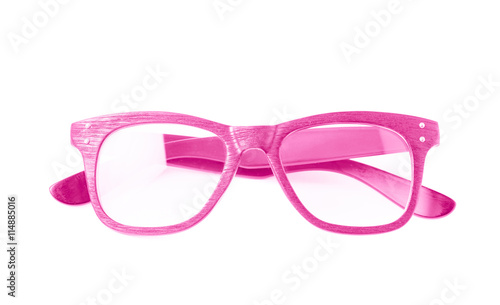 Pair of optical glasses isolated