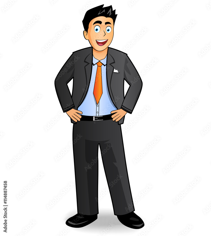 Obraz premium smiling businessman