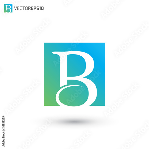 Square Letter B Logo