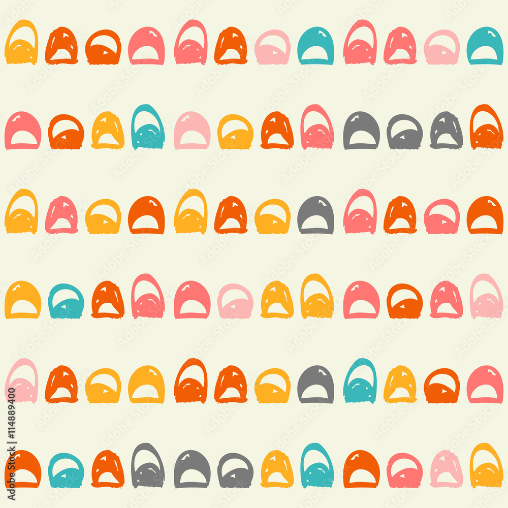 Abstract Tribal seamless pattern. Abstract Tribal seamless pattern.