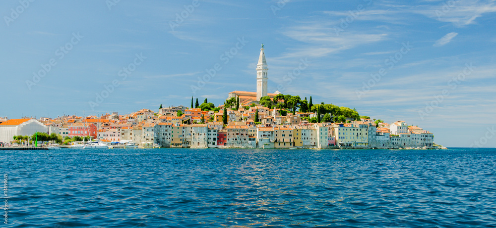 Rovinj vu de la mer