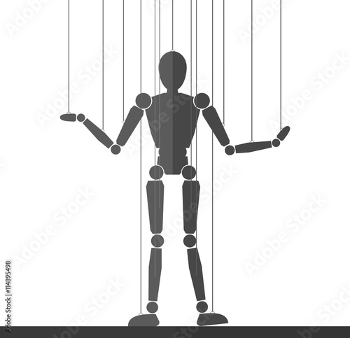 The power and the manipulation of the puppet