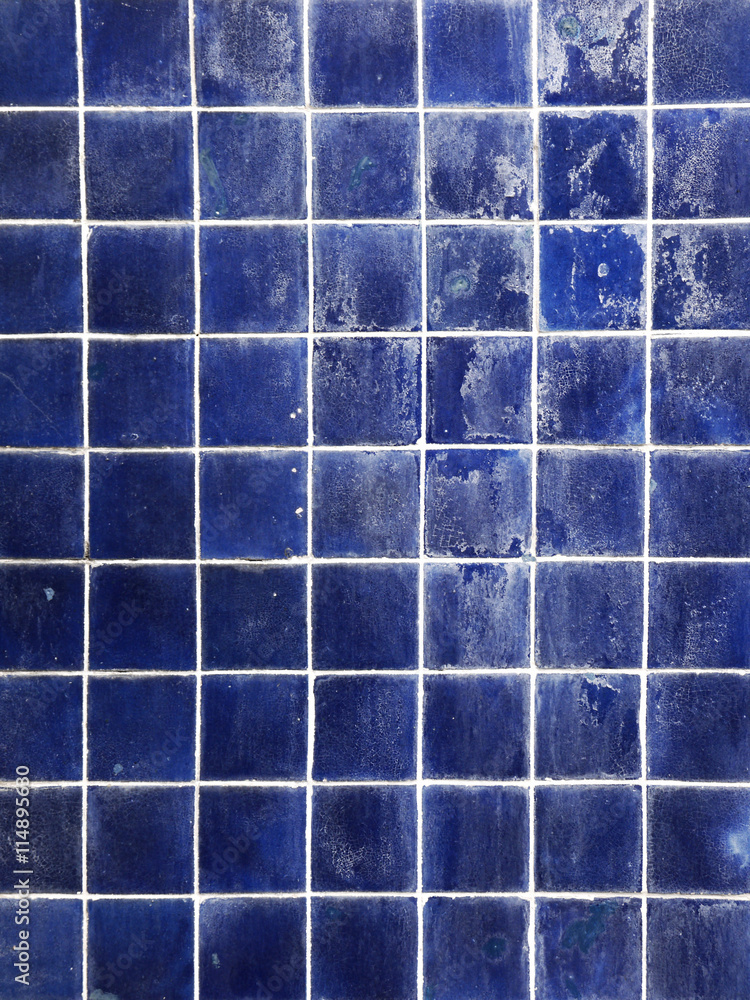 grunge old blue ceramic wall tiles background grunge old blue ceramic wall tiles background