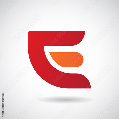 Free Download Logo Shape and Icon of Letter E, Vector Illustration - GFXLoad