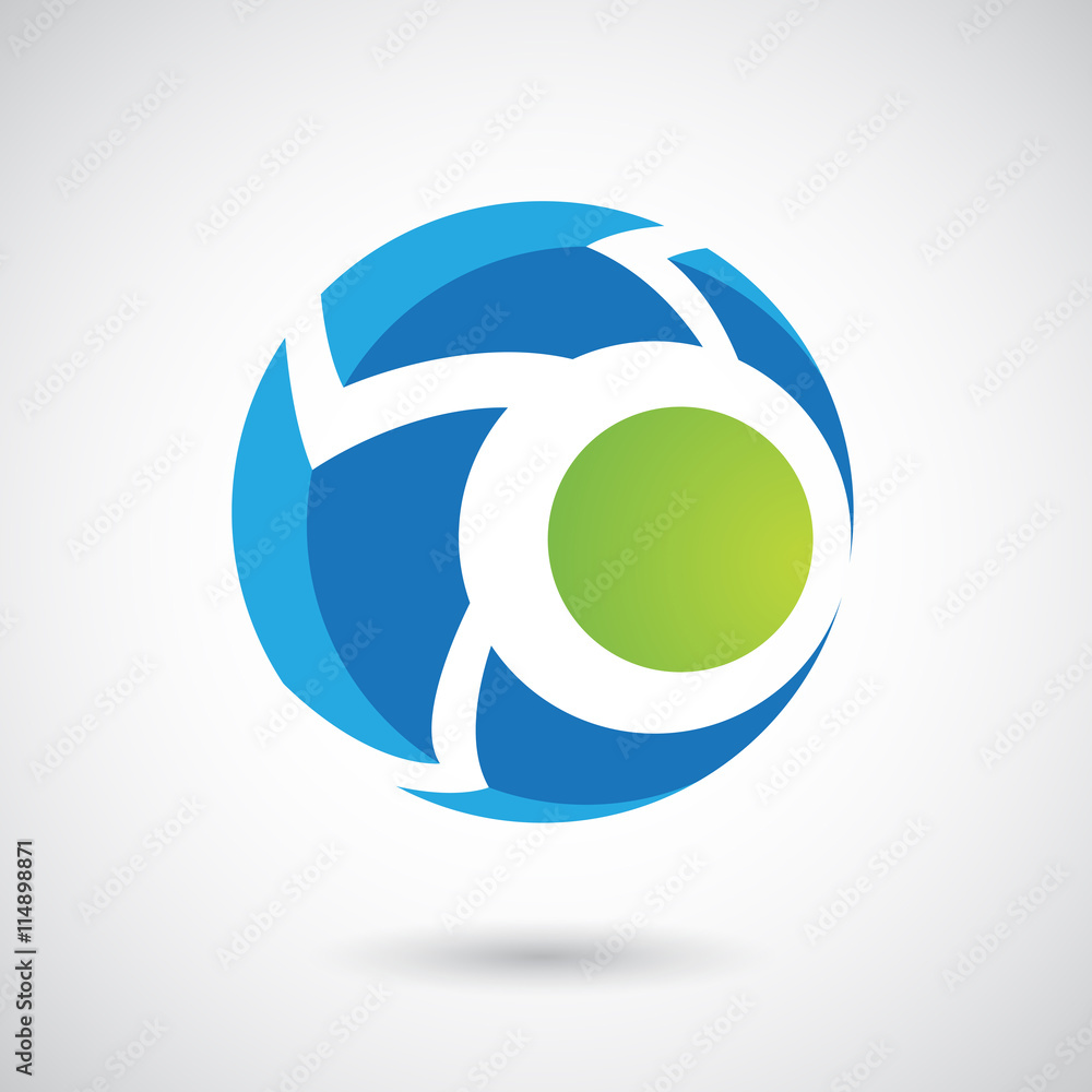 Logo Icon of a Rounded Arrow Vector Illustration Logo Icon of a Rounded Arrow Vector Illustration