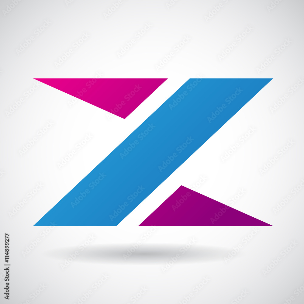 Logo Shape and Icon of Letter Z, Vector Illustration Logo Shape and Icon of Letter Z, Vector Illustration