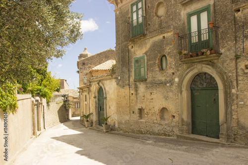 Fototapeta Naklejka Na Ścianę i Meble -  The ancient town of Gerace, Calabria, Southern Italy