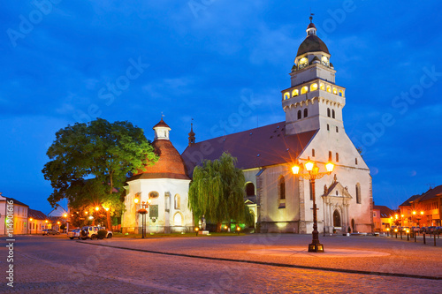 Church in the main square of Skalica.