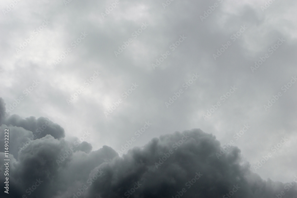 Obraz premium Clouds, rain storm clouds.