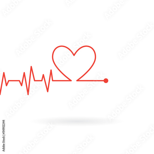 Medical icon of cardiogram