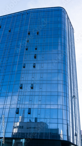 modern glass skyscrapers in the city Tallinn