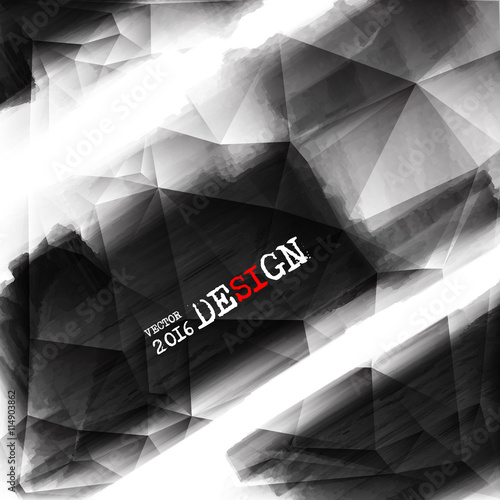 Abstract inkblot background.